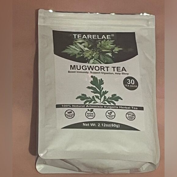 TEARELAE - Mugwort Tea - 2g x 30 Count - 100% Pure Natural Dried Herbs - - Picture 2 of 4